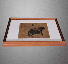 榆树书画装裱配框服务案例